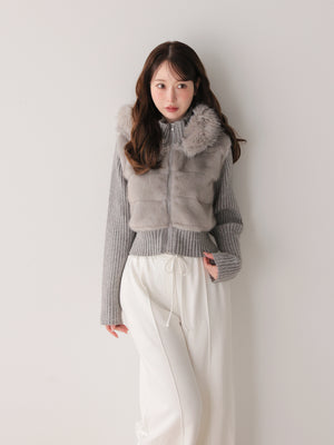 model：162cm　(size：F　color：Gray)
